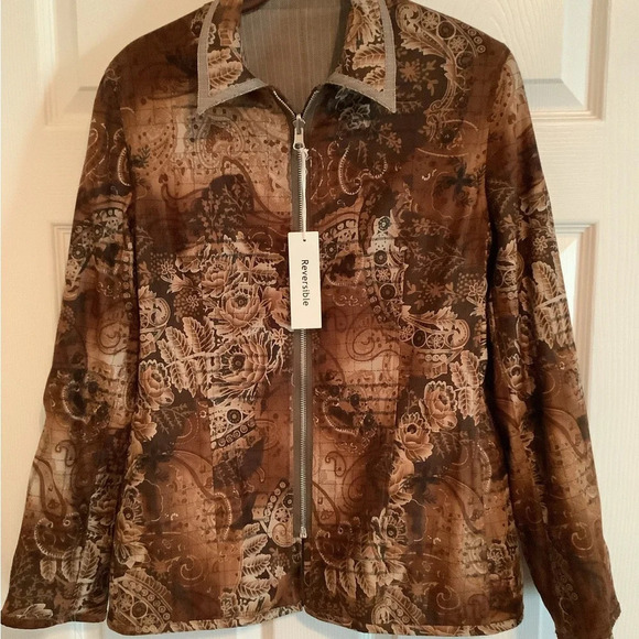 HARVE’ BENARD~REVERSIBLE BLAZER~SIZE 6~ NWT - Picture 2 of 9